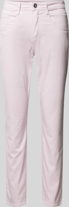Różowe jeansy Brax w street stylu z bawełny