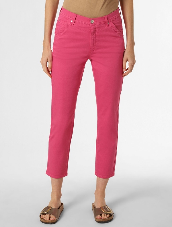Różowe jeansy Brax z bawełny w stylu casual