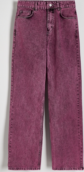 Różowe jeansy Reserved w stylu casual