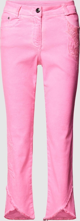 Różowe jeansy Sportalm z bawełny