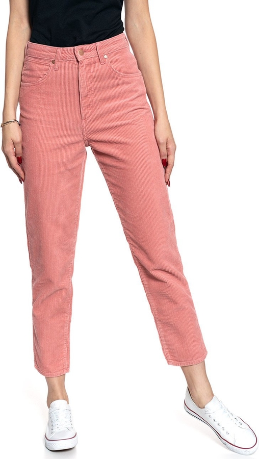 Różowe jeansy Wrangler