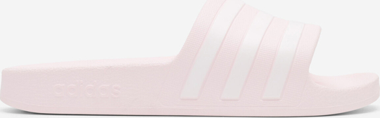 Różowe klapki Adidas w sportowym stylu