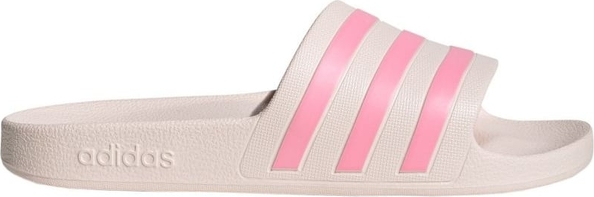 Różowe klapki Adidas w sportowym stylu