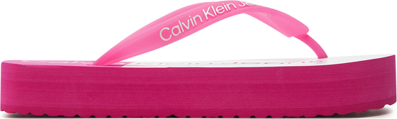 Różowe klapki Calvin Klein