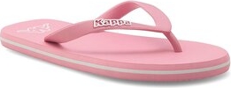 Różowe klapki Kappa w stylu casual