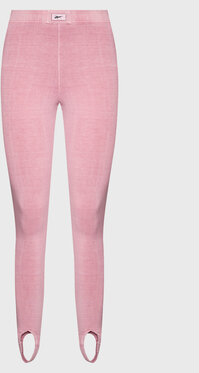 Różowe legginsy Reebok Classic w sportowym stylu