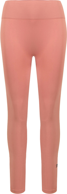 Różowe legginsy Reebok X Victoria Beckham w sportowym stylu z tkaniny