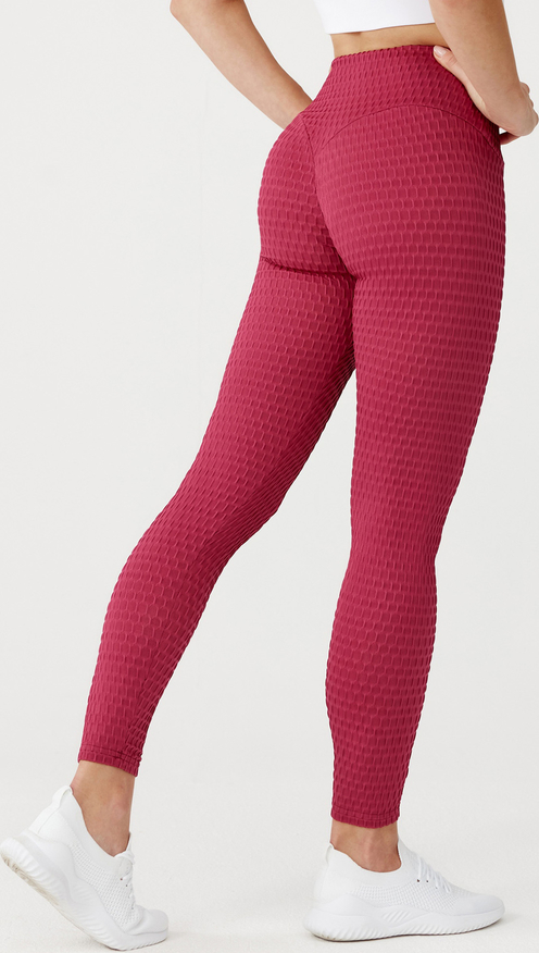 Różowe legginsy Rough Radical w sportowym stylu