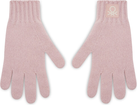 Różowe rękawiczki United Colors Of Benetton