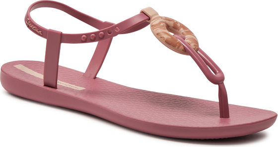 Różowe sandały Ipanema z klamrami
