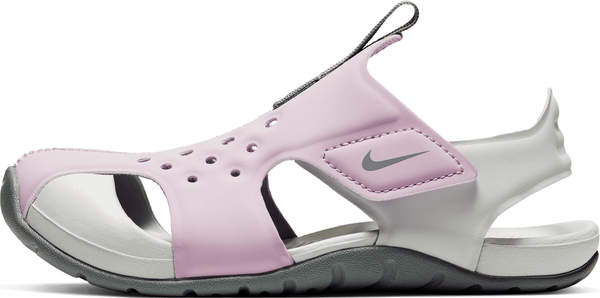 Różowe sandały Nike na rzepy
