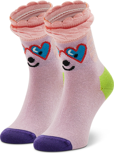 Różowe skarpetki Happy Socks
