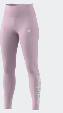 Różowe spodnie Adidas w sportowym stylu