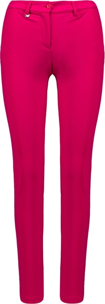 Różowe spodnie Chervo z tkaniny w stylu casual