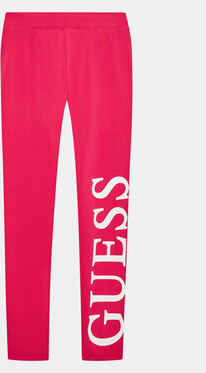 Różowe spodnie dziecięce Guess