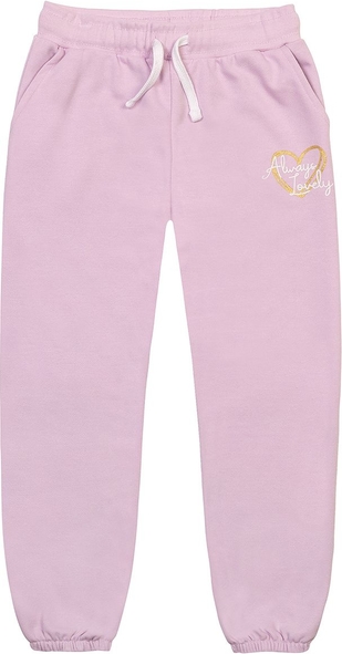 Różowe spodnie dziecięce Minoti
