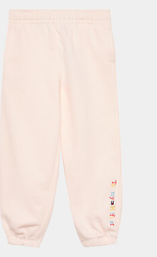 Różowe spodnie dziecięce Tommy Hilfiger