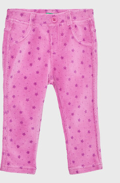 Różowe spodnie dziecięce United Colors Of Benetton