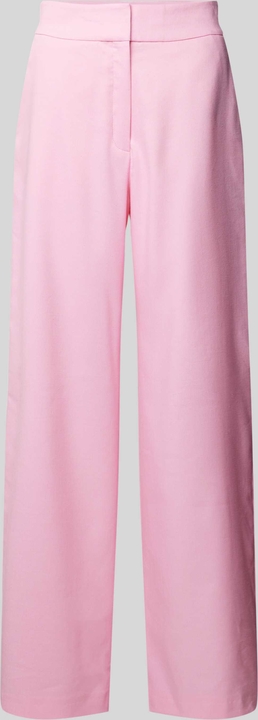 Różowe spodnie Hugo Boss z bawełny w stylu retro