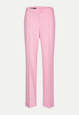 Różowe spodnie Marc Aurel w stylu casual