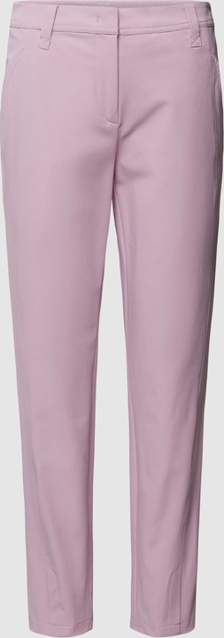Różowe spodnie Marc Cain w stylu casual z bawełny