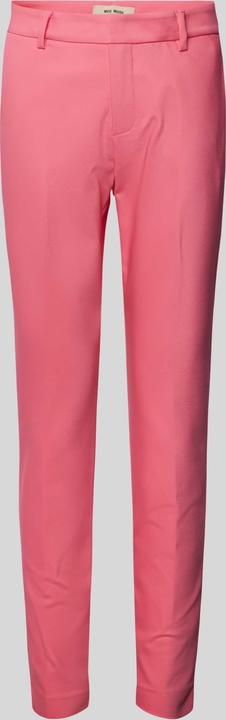 Różowe spodnie Mos Mosh z bawełny