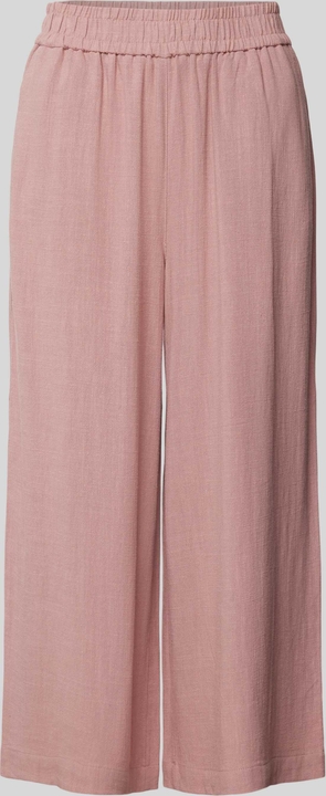 Różowe spodnie Pieces w stylu retro