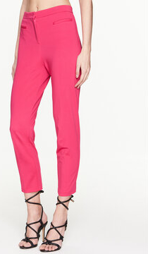 Różowe spodnie Pinko w stylu casual
