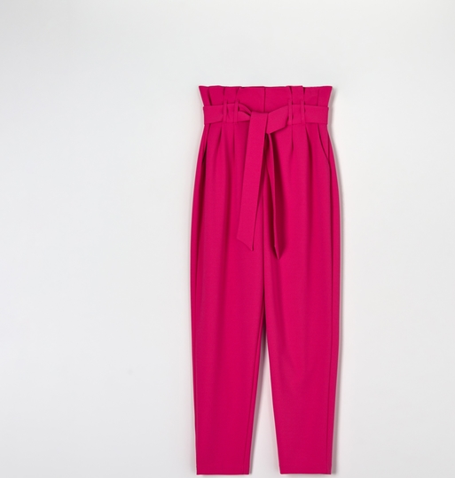 Różowe spodnie Sinsay w stylu casual