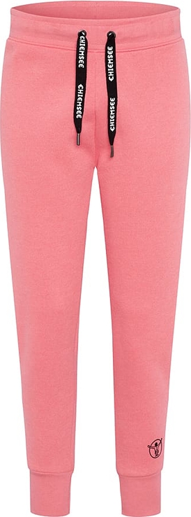 Różowe spodnie sportowe Chiemsee z dresówki