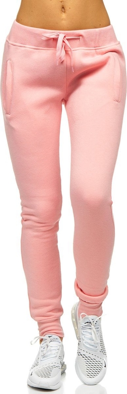 Różowe spodnie sportowe Denley