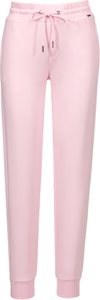 Różowe spodnie sportowe Goldbergh z dresówki w sportowym stylu