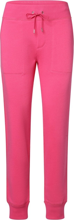 Różowe spodnie sportowe POLO RALPH LAUREN w stylu casual z bawełny
