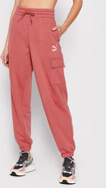 Różowe spodnie sportowe Puma