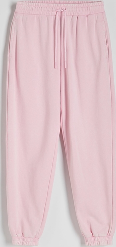 Różowe spodnie sportowe Reserved w sportowym stylu