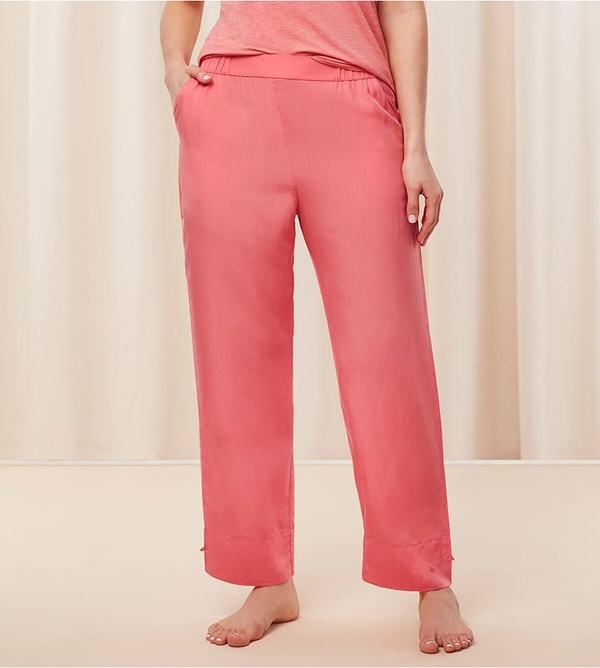 Różowe spodnie TRIUMPH w stylu casual