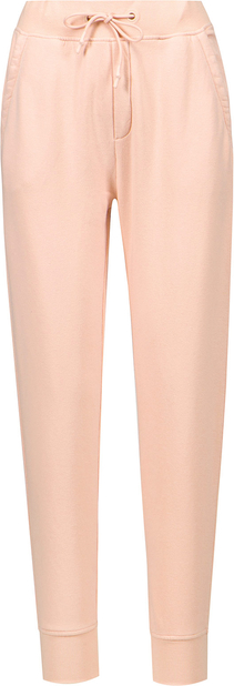 Różowe spodnie UGG Australia z bawełny w stylu casual