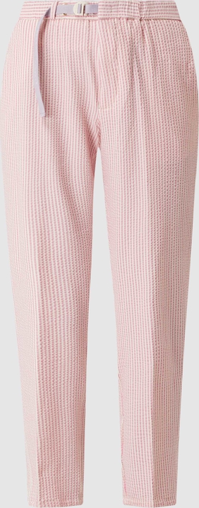 Różowe spodnie White Sand w stylu retro