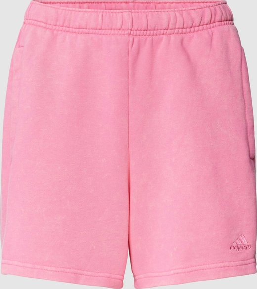 Różowe szorty Adidas Sportswear z bawełny