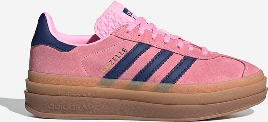 Różowe trampki Adidas Originals w sportowym stylu