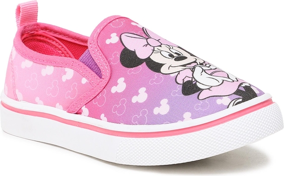 Różowe trampki dziecięce Mickey&Friends dla dziewczynek