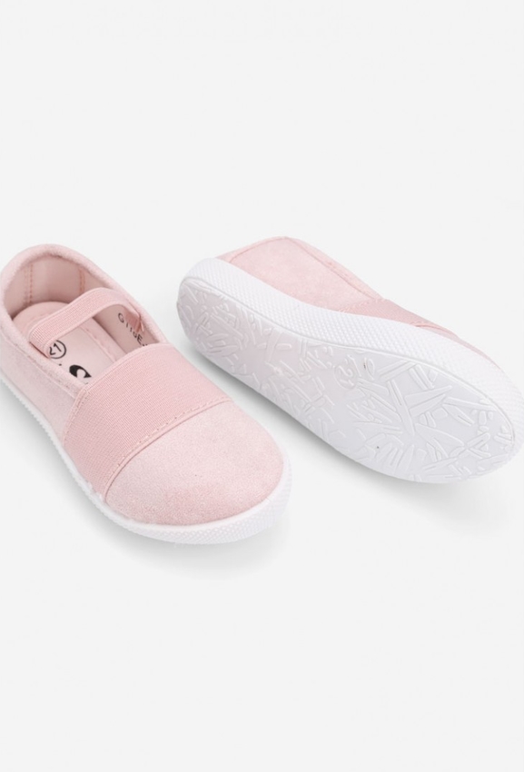 Różowe trampki dziecięce Yourshoes dla dziewczynek