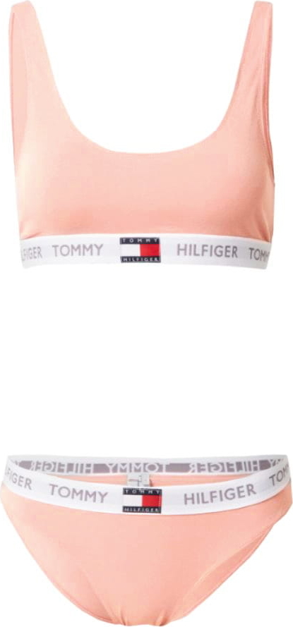 Różowy komplet bielizny Tommy Hilfiger