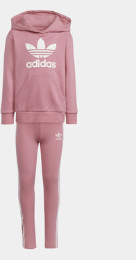 Różowy komplet dziecięcy Adidas