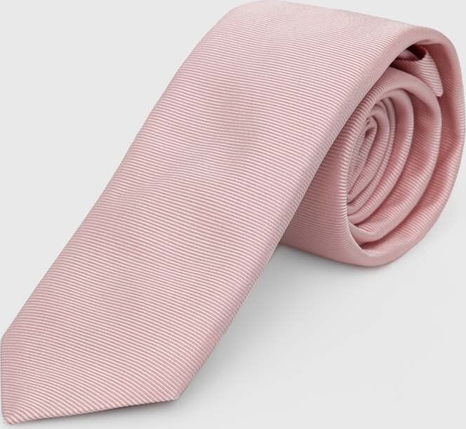 Różowy krawat Hugo Boss