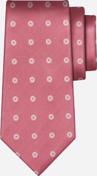 Różowy krawat Wólczanka