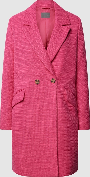 Różowy płaszcz Montego