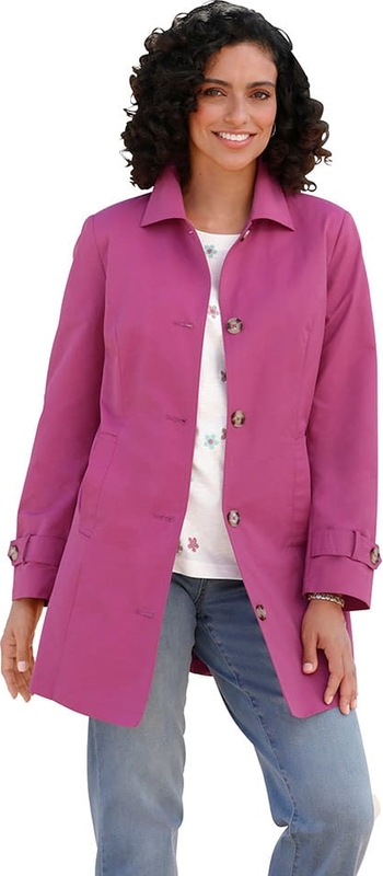 Różowy płaszcz Witt Weiden przejściowa w stylu casual