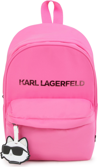 Różowy plecak Karl Lagerfeld