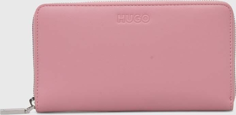 Różowy portfel Hugo Boss